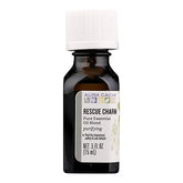 Aura Cacia Rescue Charm Essential Oil | GC/MS Tested for Purity | 15ml (0.5 fl. oz.)