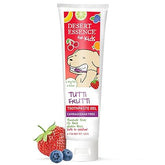 Desert Essence Floride-Free Gel Toothpaste for Kid's - 4.7oz - Tutti Frutti - Gluten and SLS Free - Great Taste - Children 6 Monthes to 6 Years