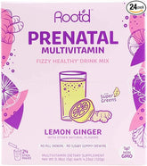 Root'd - Prenatal Multivitamin Fizzy Healthy Drink Mix Lemon Ginger - 24 Stick Pack(s)