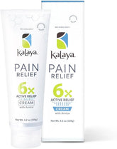 Kalaya Pain Relief Pain Relief Cream - Body Cream with 6 Natural Active Ingredients for Muscle and Joint Health - Dermatologist Tested to Soothe Tension - Quick Pain Relief in 3 Minutes - 4.2 oz
