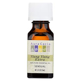 Aura Cacia 100% Pure Ylang Ylang III Essential Oil | GC/MS Tested for Purity | 15 ml (0.5 fl. oz.) | Cananga odorata