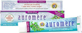 Auromere Ayurvedic Herbal Toothpaste, Mint Free - Vegan, Natural, Non GMO, Fluoride Free, Gluten Free, with Neem & Peelu (4.16 oz), 1 Pack