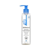 DERMA-E Hydrating Gentle Cleanser with Hyaluronic Acid � Moisturizing Facial Cleanser Tones, Moisturizes & Improves Skin Texture � Gently Exfoliating Face Wash, 6 fl oz