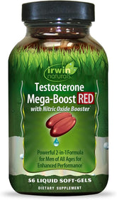 Irwin Naturals Testosterone Mega-Boost Red 56 Sgels