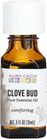 Aura Cacia Pure Essential Oil, Clove Bud.5 fl oz (15 ml)