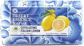 Desert Essence Bar Soap, Exfoliating Italian Lemon, 5 Ounce