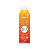 DERMA E Kids Active Sheer Mineral Sunscreen Spray SPF 50 � Broad Spectrum Protection for Toddlers and Kids � Water Resistant Spray Sunscreen for Sensitive Skin, 6 Oz