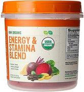 BareOrganics Energy & Stamina Blend Powder, Organic Superfood, Vegan Dietary Supplement, 8 Ounces