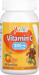 YumV's Kids, Vitamin C, Delicious Orange, 250 mg, 60 Gummies