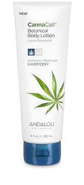 Andalou Naturals CannaCell Body Lotion, Harmony, 8 Ounce