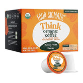 Four Sigmatic Mushroom Coffee K-Cups | Organic and Fair Trade Dark Roast Coffee with Lion�s Mane Mushroom Powder & Yacon | Focus & Immune Support | Vegan & Keto | Sustainable Pods | 10 Count