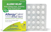 Boiron AllergyCalm Tablets for Relief from Allergy and Hay Fever Symptoms of Sneezing, Runny Nose, and Itchy Eyes or Throat - 60 Count