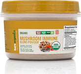 BareOrganics, Mushroom Immune Blend Powder, Organic Superfood, Vegan Dietary Supplement, 4 Ounces