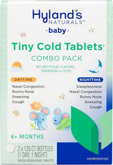 Hyland�s Baby Tiny Cold Tablets, Day & Night Value Pack, Infant and Baby Cold Medicine, Decongestant, Runny Nose & Cough Relief, 250 Quick-Dissolving Tablets