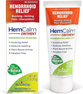 Boiron HemCalm Ointment for Hemorrhoid Relief of Pain, Itching, Swelling or Discomfort - 1 oz