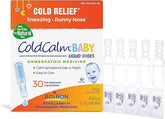 Boiron ColdCalm Baby Single-Use Drops for Relief from Cold Symptoms of Sneezing, Runny Nose, and Nasal Congestion - Sterile and Non-Drowsy Liquid Doses - 30 Count