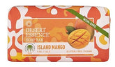 Desert Essence Island Mango Soap Bar - 5 Oz - Cleanses, Nourishes, Hydrates & Softens Skin - Refreshing Scent - Mango Seed Butter - Jojoba & Palm Oil - Aloe Vera