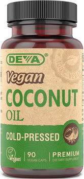 Deva Vegan Virgin Coconut Oil - 500 mg 90 Vcap