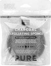 Earth Therapeutics Charcoal Exfoliating Round Sponge 1 Piece