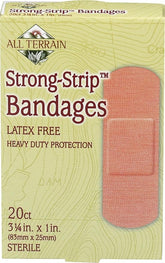 All Terrain Strong Strip Bandages Latex Free - 20 Bandages