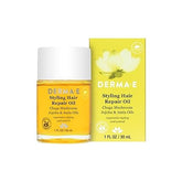 Derma E Bonding Hair Repair Oil � Nourishing Hair and Scalp Relief Treatment � Anti Frizz and Anti Breakage Formula Promotes Shine � Styling Oil for All Hair Types, 1 fl oz