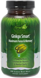 Irwin Naturals Ginkgo Smart (9 Powerful Brain Boosters for Memory & Focus)