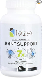 Kalaya 7X Joint Support Supplement - Designed by Medical Professionals - for Joints, Bone Health, and Muscle Support - with Turmeric, Collagen, and Vitamin C - 60 ct