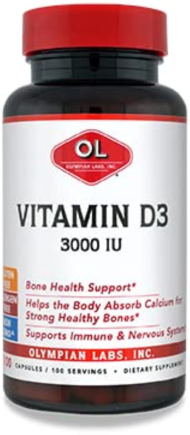 710013051387-OLYMPIAN LABS-Vitamin D3 3000 IU