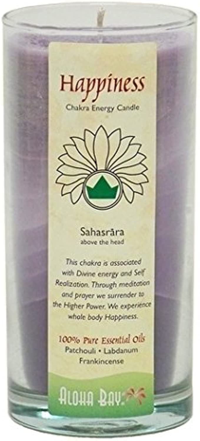 760860261019-ALOHA BAY-Candle Chakra Energy Jar Happiness Violet