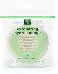 073377073779-EARTH THERAPEUTICS-Organic Cotton Exfoliating Round Sponge