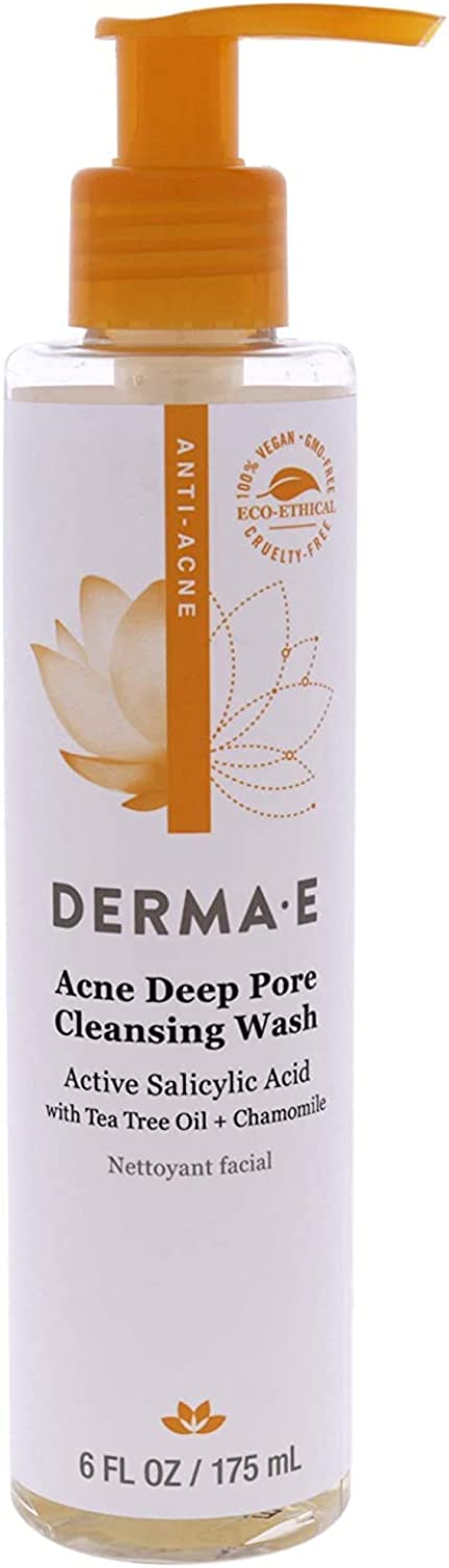 030985037005-DERMA E.-Acne Cleanser with 2 % Salicylic Acid & Blemis Complex