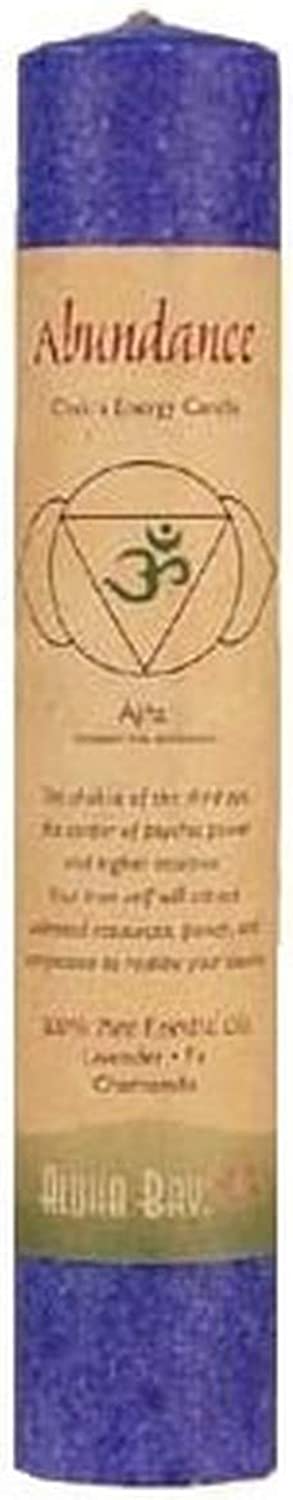 760860251027-ALOHA BAY-Candle Chakra Pillar Abundance Indigo