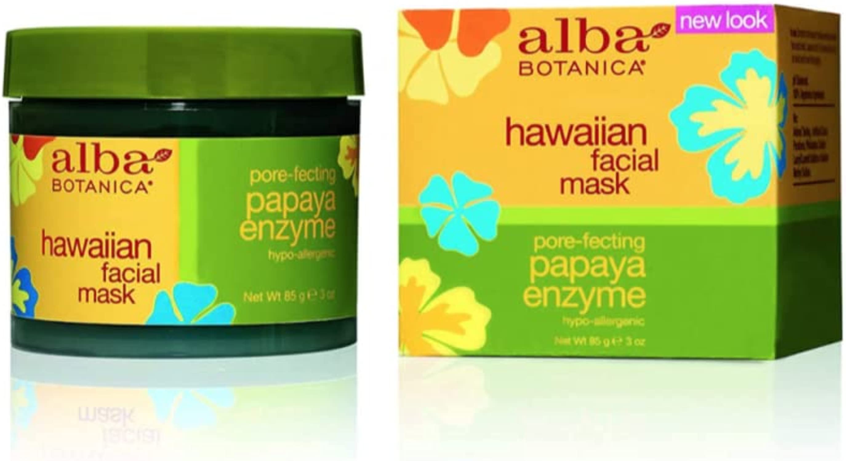724742008109-ALBA BOTANICA-Hawaiian Enzyme Facial Mask Papaya