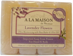 817252010103-A LA MAISON-Bar Soap Value Pack Lavender Flowers