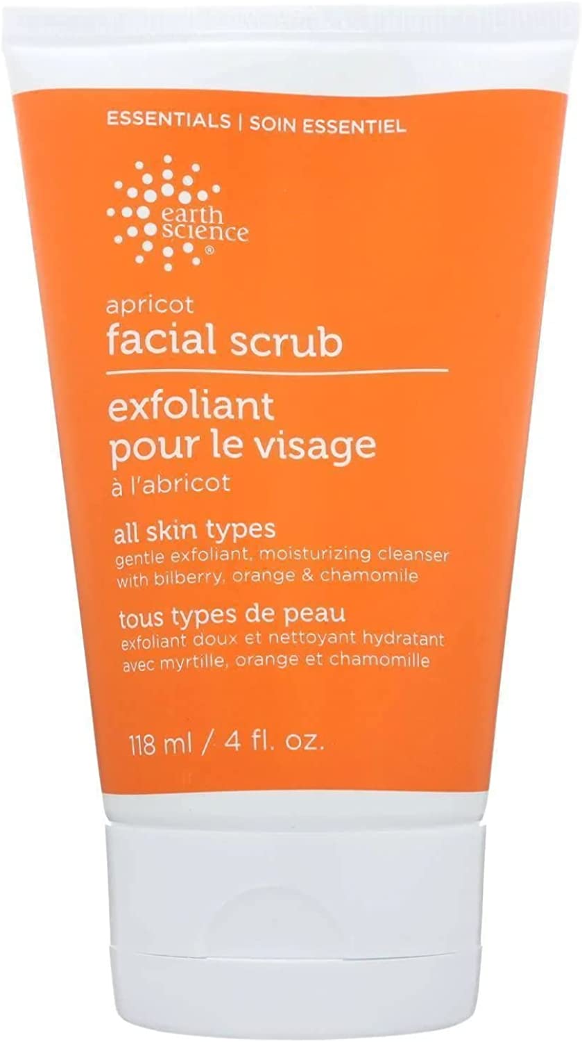 054986000141-EARTH SCIENCE-Apricot Gentle Facial Scrub Creme