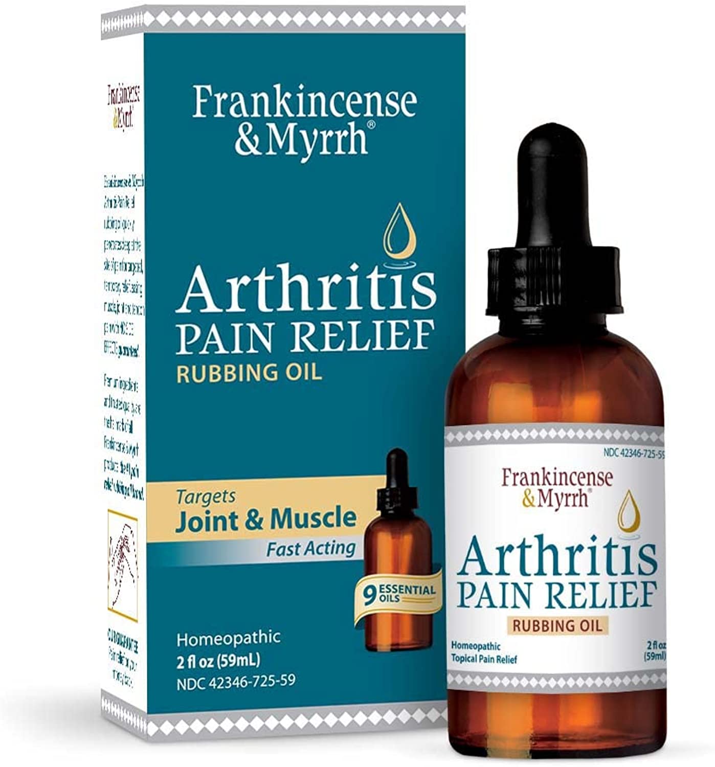 815439007250-FRANKINCENSE & MYRRH-Arthritis Pain Relief Rubbing Oil