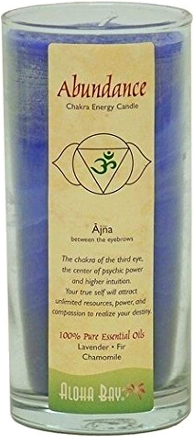 760860261026-ALOHA BAY-Candle Chakra Energy Jar Abundance Indigo
