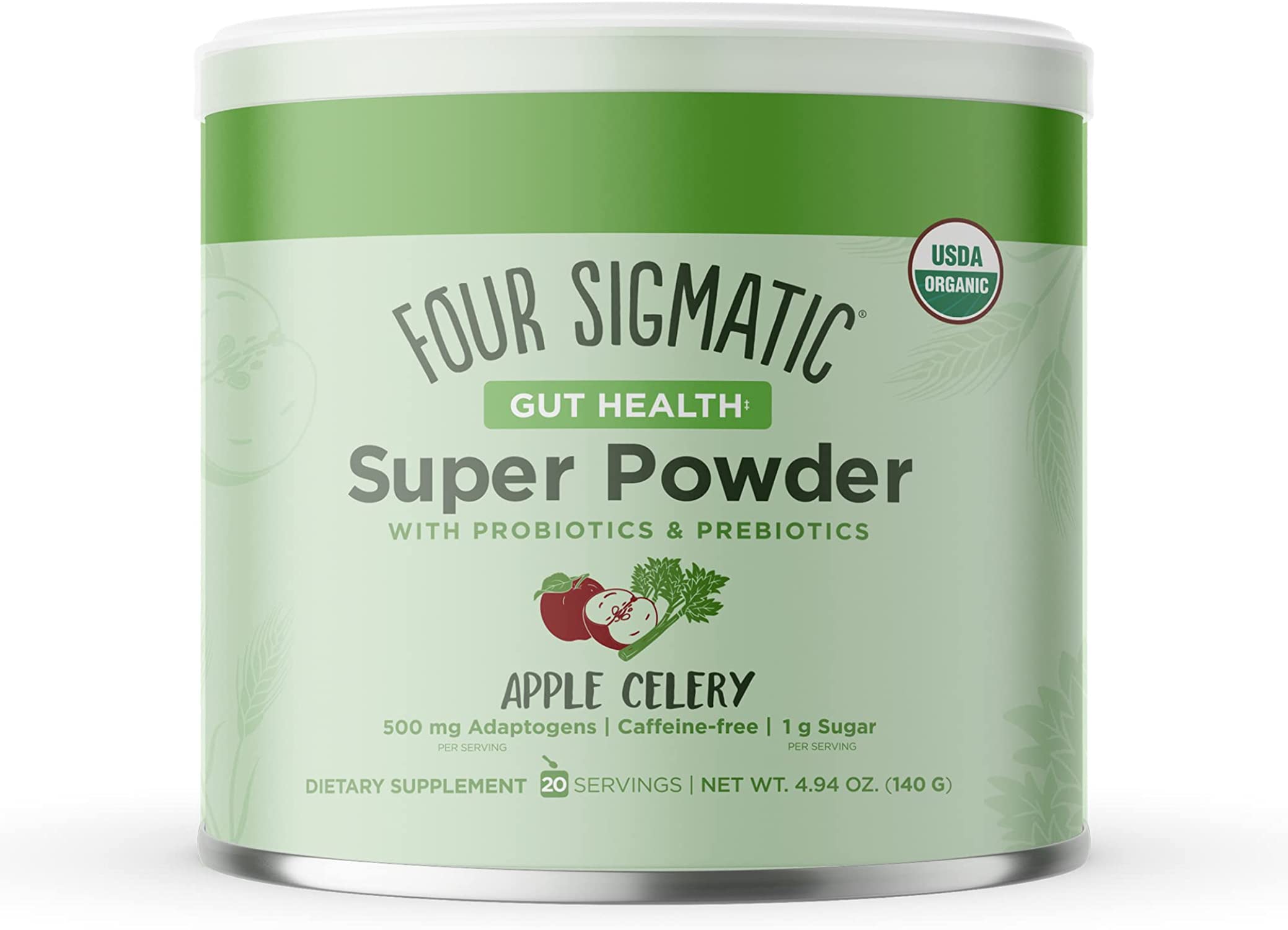816897023226-FOUR SIGMA FOODS-Super Powder with Probiotics Green Celery