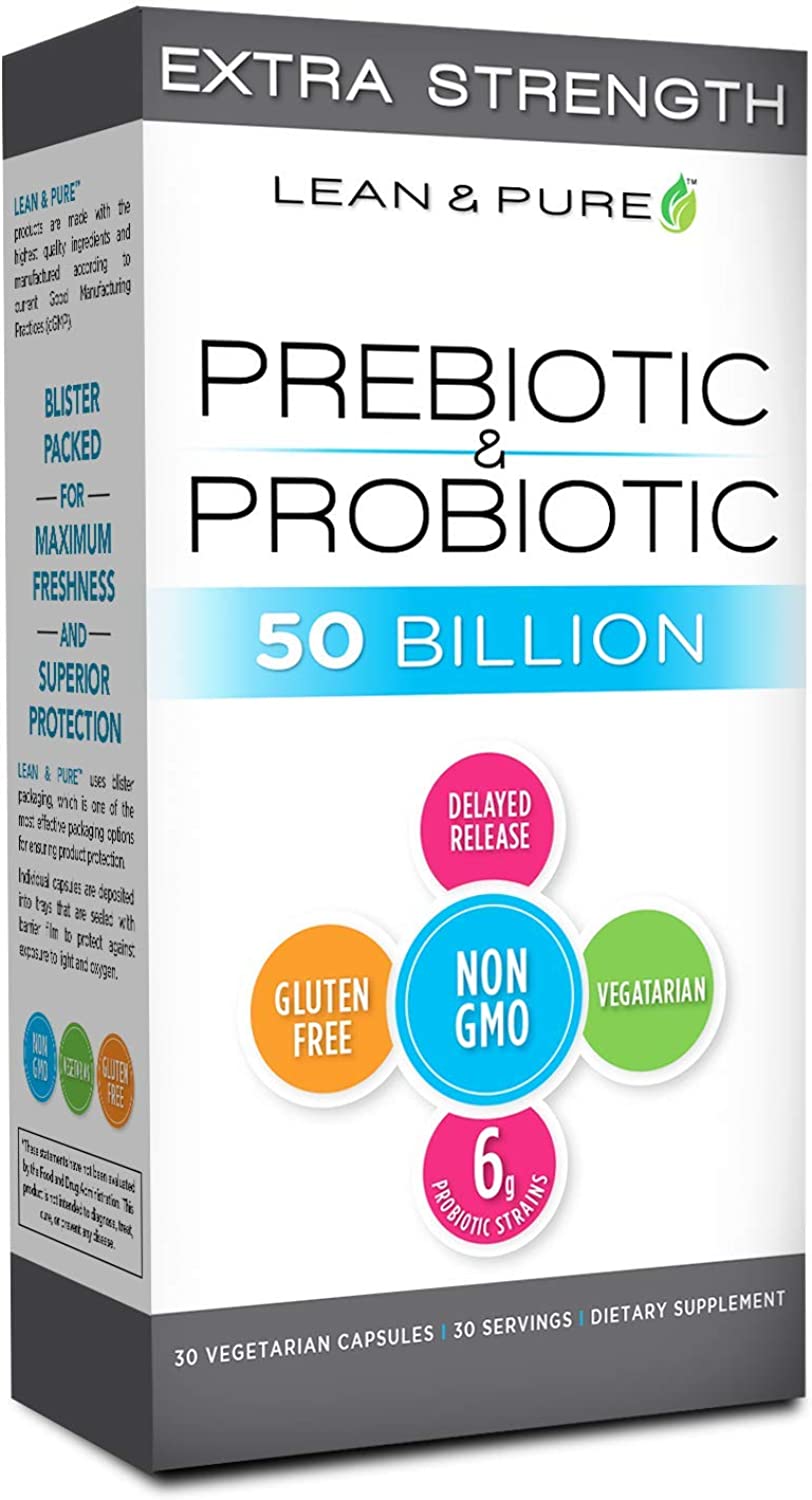710013911711-OLYMPIAN LABS-Prebiotic & Probiotic Extra Strength