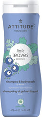 626232110166-ATTITUDE-Little Leaves 2-In-1 Shampoo Blueberry