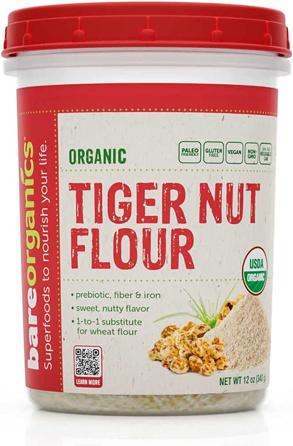 811079035875-BAREORGANICS-Tiger Nut Flour (USDA Organic)