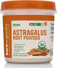 818423028583-BAREORGANICS-Raw Organic Astragalus Root Powder