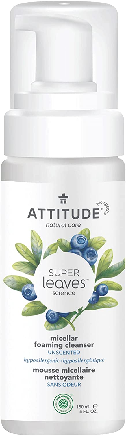626232140606-ATTITUDE-Super Leaves Micellar Foaming Cleanser Unscented