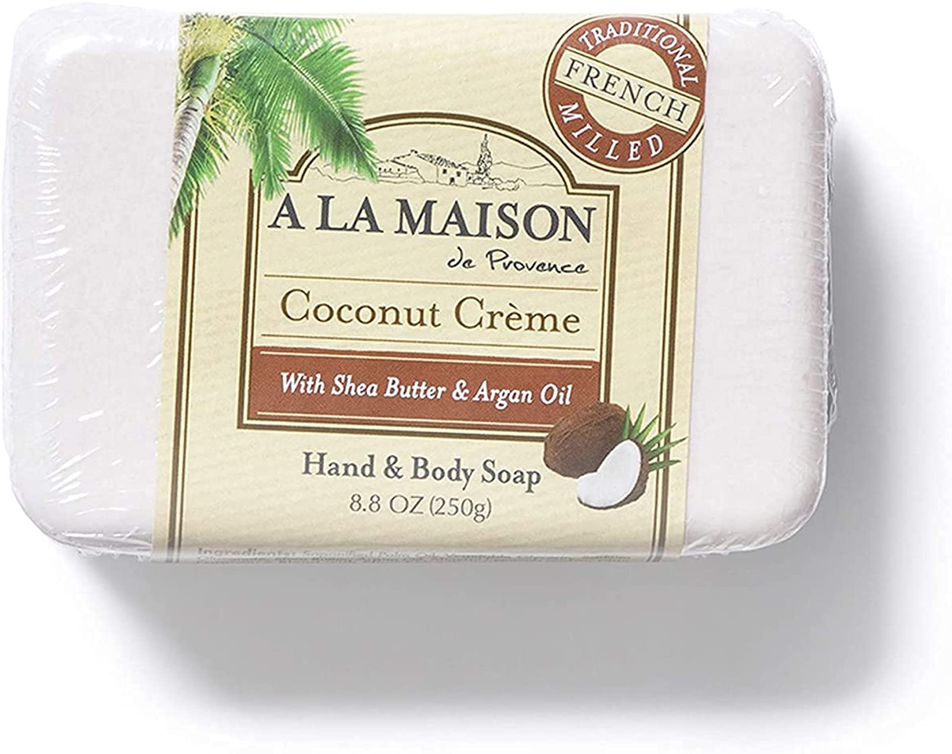 817252011018-A LA MAISON-Bar Soap Coconut Creme