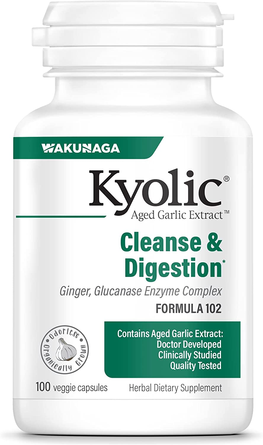 023542102414-KYOLIC-Aged Garlic Extract w/ Ginger Glucanese Protease Lipase Formula 102