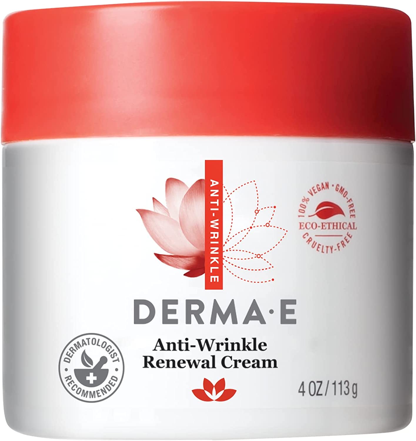 030985004809-DERMA E.-Anti-Wrinkle Renewal Cream with Vitamin A Retinyl Palmitate