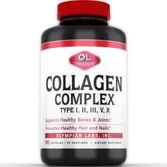 710013912145-OLYMPIAN LABS-Collagen Complex Type I II III V X