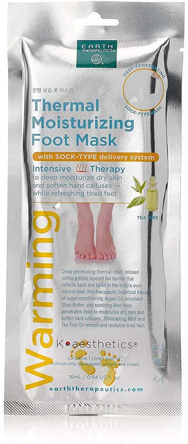 704694914772-EARTH THERAPEUTICS-Thermal Moisturizing Foot Mask