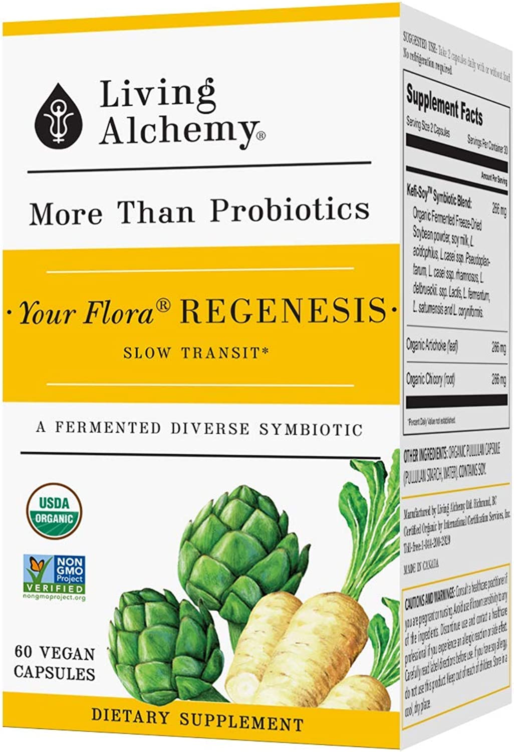 628233913203-LIVING ALCHEMY-Your Flora Probiotics Regenesis: Slow Transit & Post Antibiotics