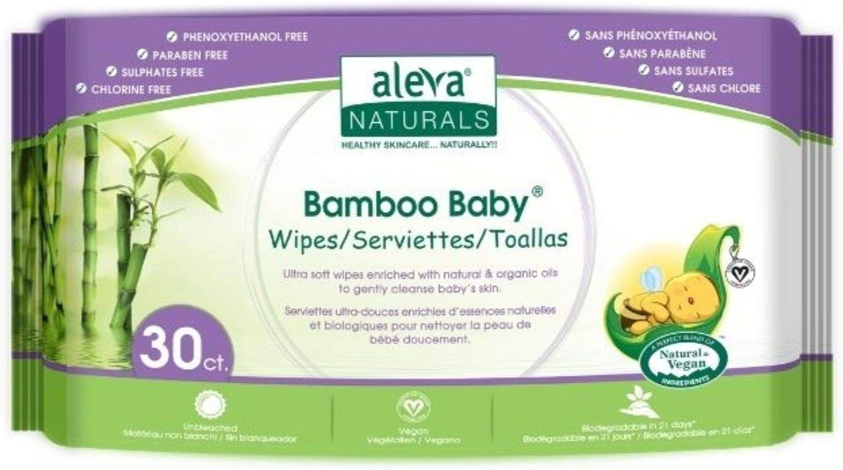 624721379414-ALEVA NATURALS-Bamboo Baby Wipes Travel Size